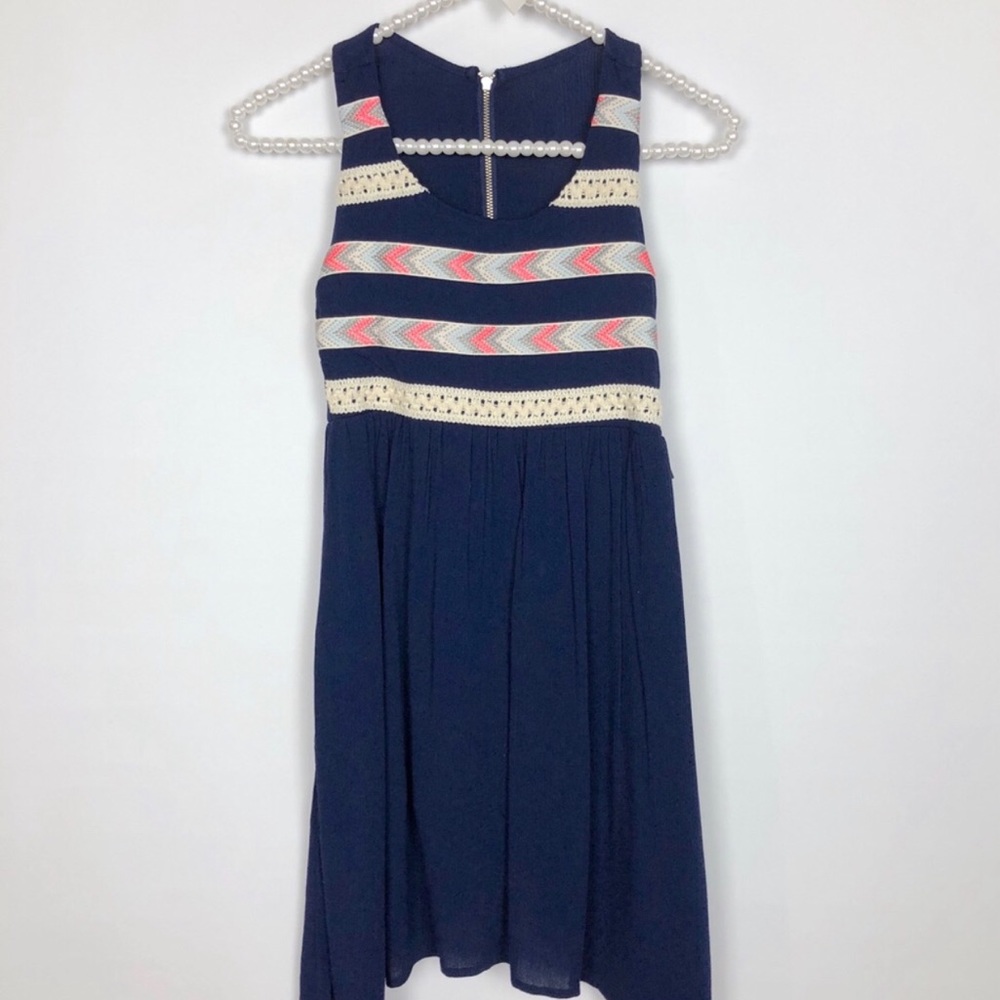 PAPER DOLL | Kids Blue Sleeveless Dress-113